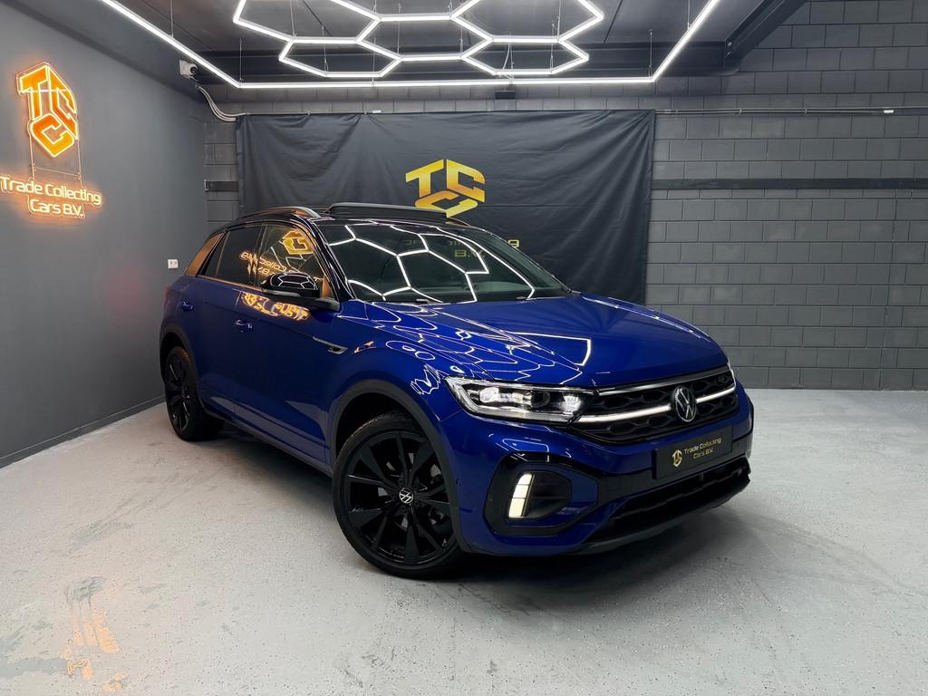 Volkswagen T-ROC 1.5 TSI R-Line Business, Auto's, Volkswagen, Euro 6, 4 cilinders, 150 pk, Blauw