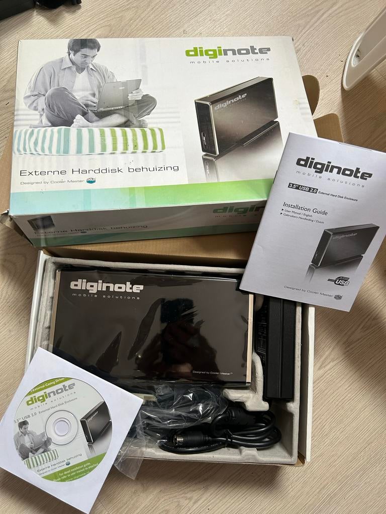 Diginote Externe Harddisk Behuizing 3.5 inch USB 2.0, Server, HDD, Nieuw, Ophalen of Verzenden