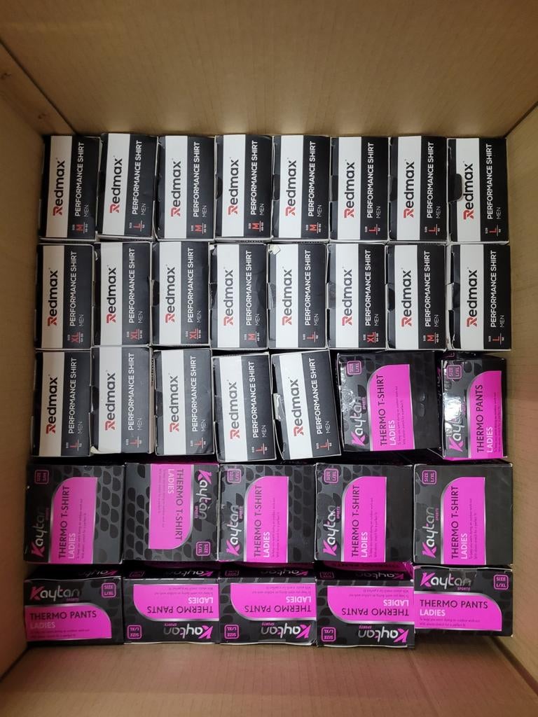 Partij 50x Thermo ondergoed NIEUW, Ophalen of Verzenden, Nieuw, Zwart