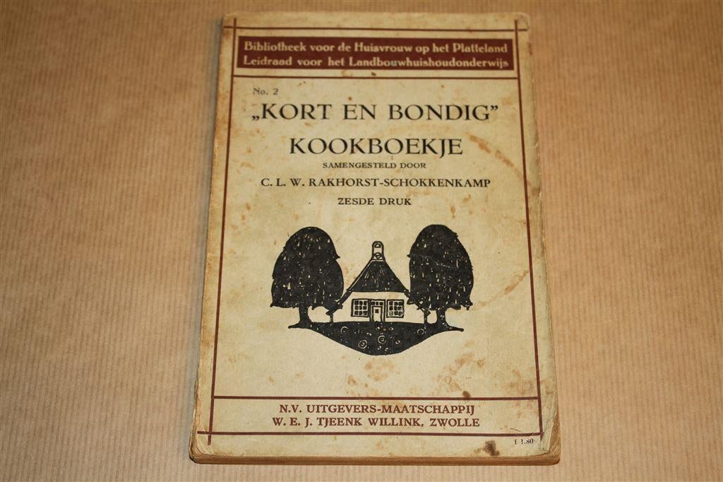 Kort en Bondig Kookboekje - 1945 !!, Boeken, Kookboeken, Ophalen of Verzenden, Gelezen, Italië