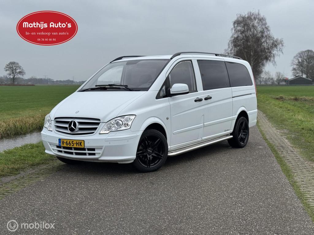 Mercedes Vito Bestel 122 CDI 320 Lang Dubbelcabine Luxe Auto, Auto's, Euro 5, 2000 kg, 2987 cc, Bedrijf