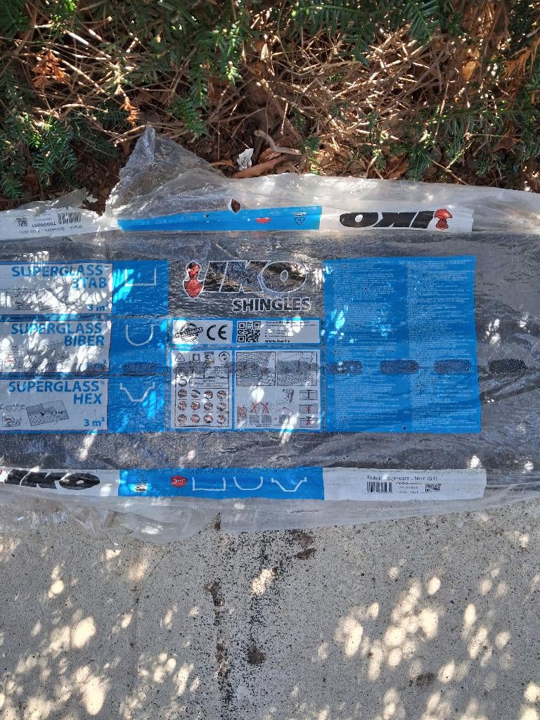 IKO shingles dakbedekkin g, Ophalen, Overige materialen, Zwart, Nieuw