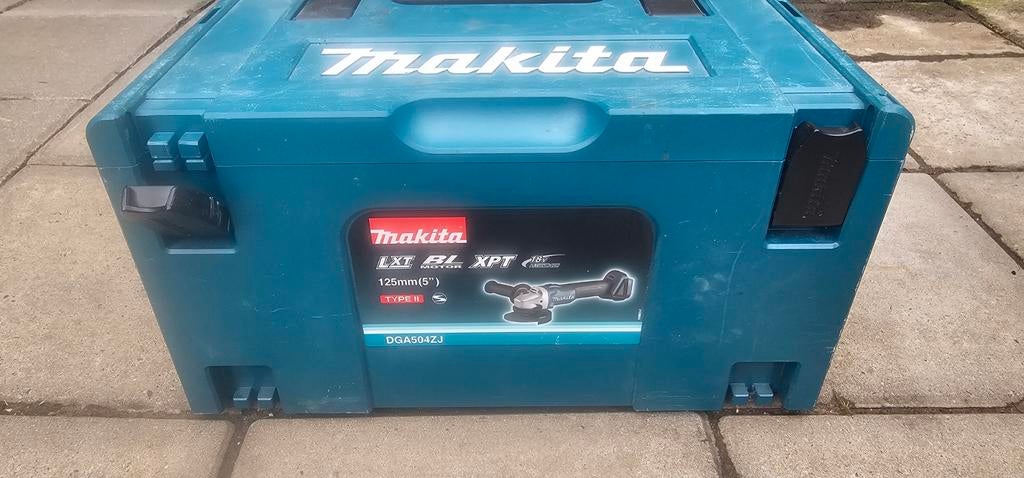 Makita accu haakse slijper met accu en lader, Doe-het-zelf en Verbouw, Gereedschap | Slijpmachines, Ophalen of Verzenden