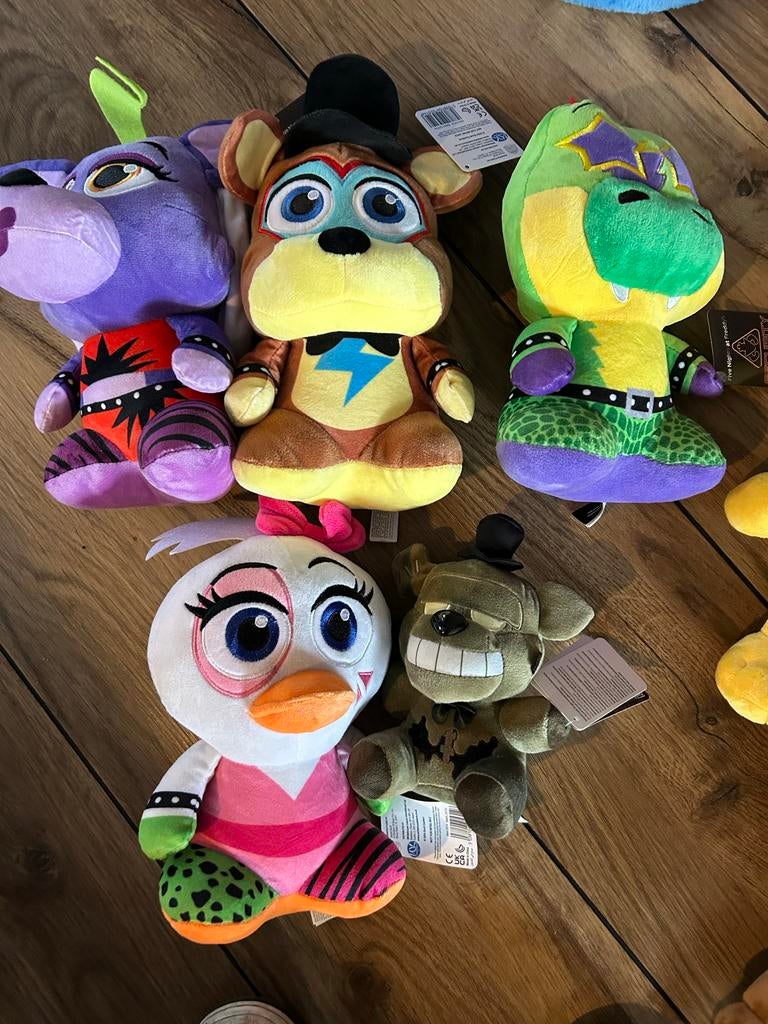 Five Nights at Freddy's Nieuwe Knuffels - Per Stuk, Overige merken, Overige karakters, Overige typen, Nieuw