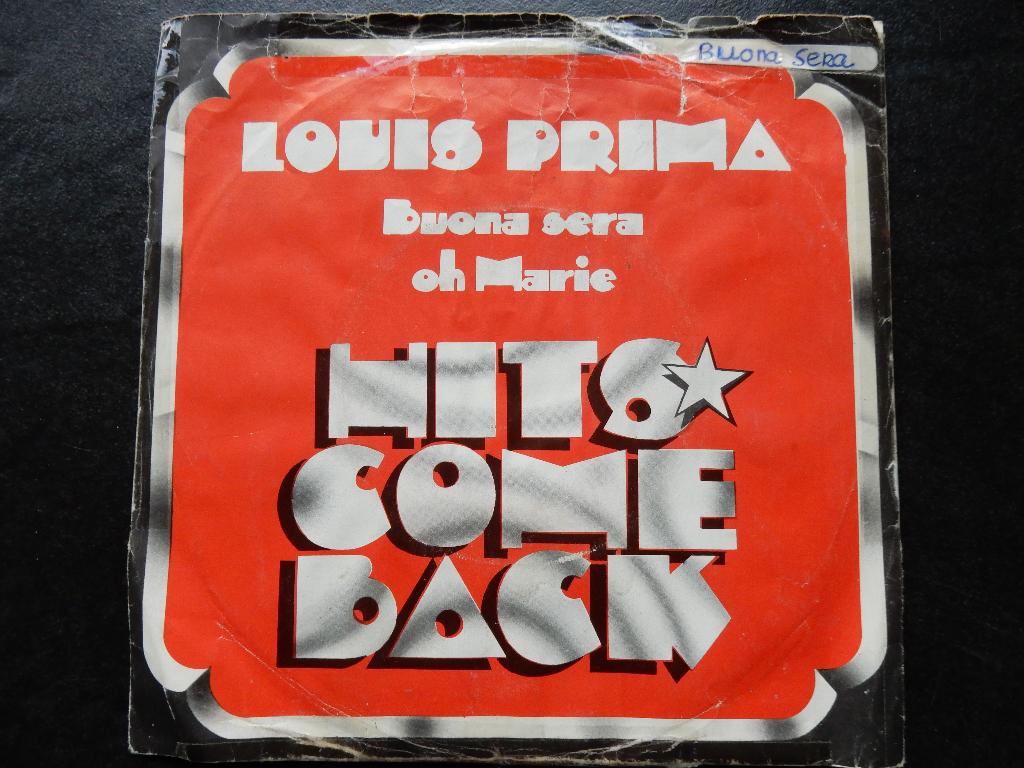 Louis Prima – Buona Sera / Oh Marie, Cd's en Dvd's, Vinyl Singles, Ophalen of Verzenden, Gebruikt, Nederlandstalig