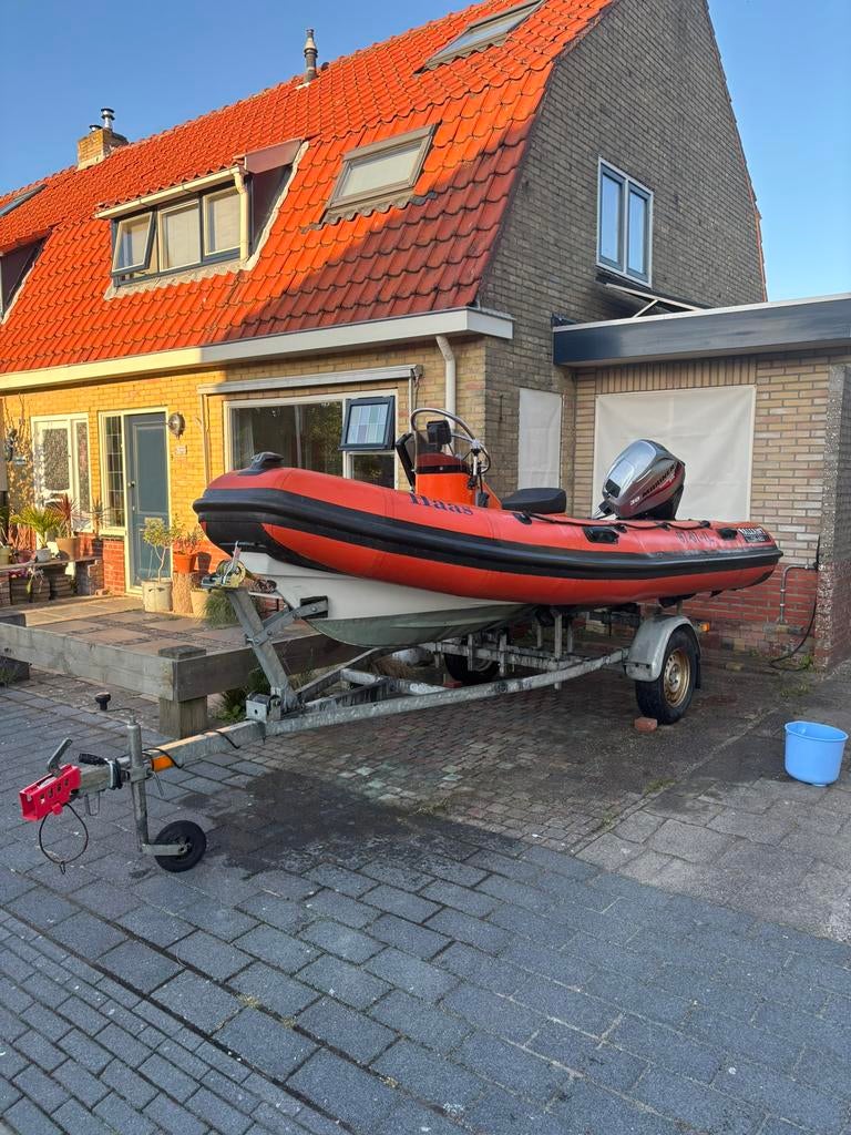 Valiant rib boot 30 pk vaarklaar, Gebruikt, Benzine, Minder dan 70 pk, Overige materialen