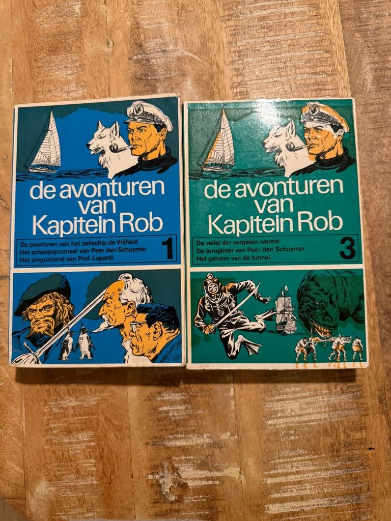 De avonturen van Kapitein Rob 1 & 3, Meerdere stripboeken, Ophalen of Verzenden, Gelezen