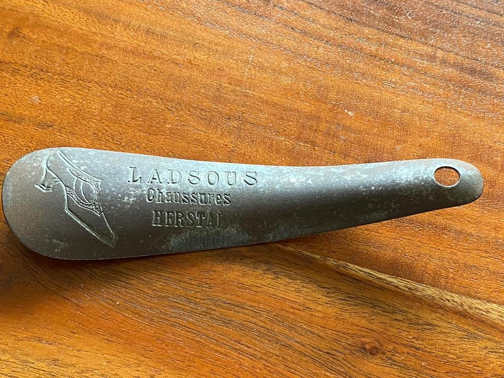 Antieke ijzeren schoenlepel. Zie foto’s., Ophalen of Verzenden