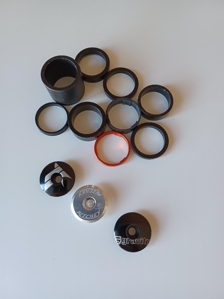 top cap spacer mountainbike stuurpen pilot, Fietsen en Brommers, Ophalen of Verzenden, Nieuw, Stuur