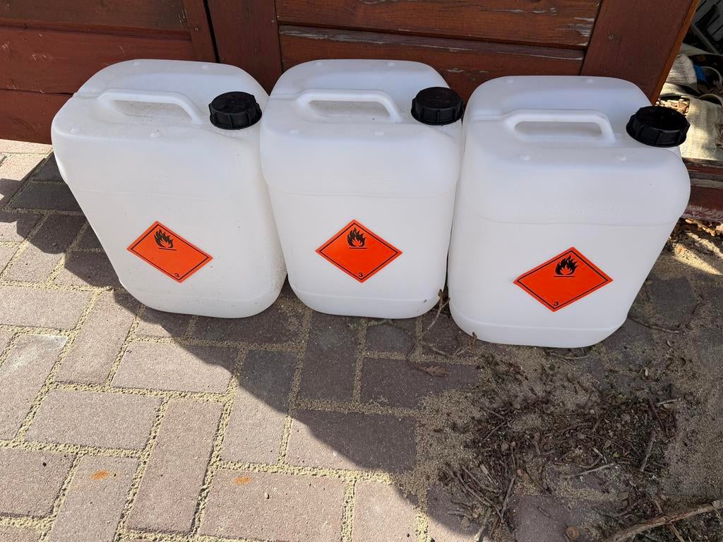 Jerrycan 20 liter leeg, Ophalen