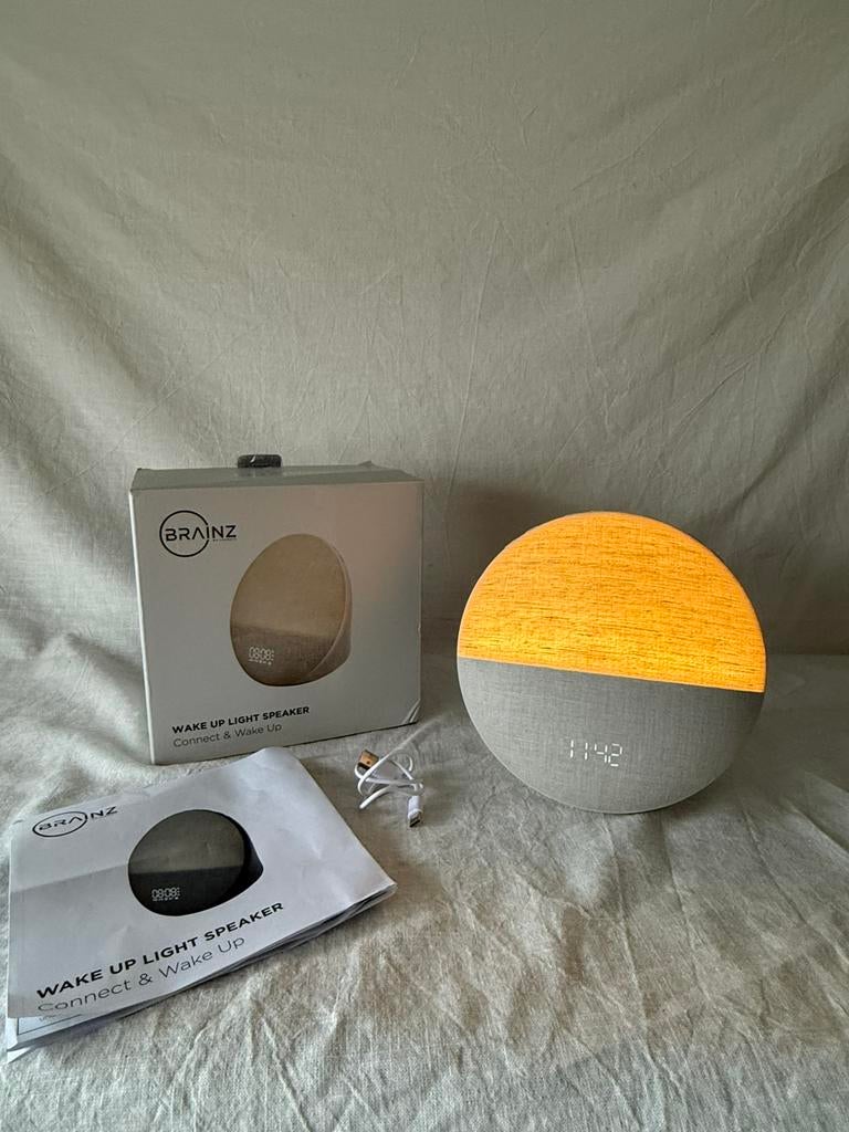 BRAINZ - Wake Up Light Speaker, Ophalen of Verzenden, Nieuw