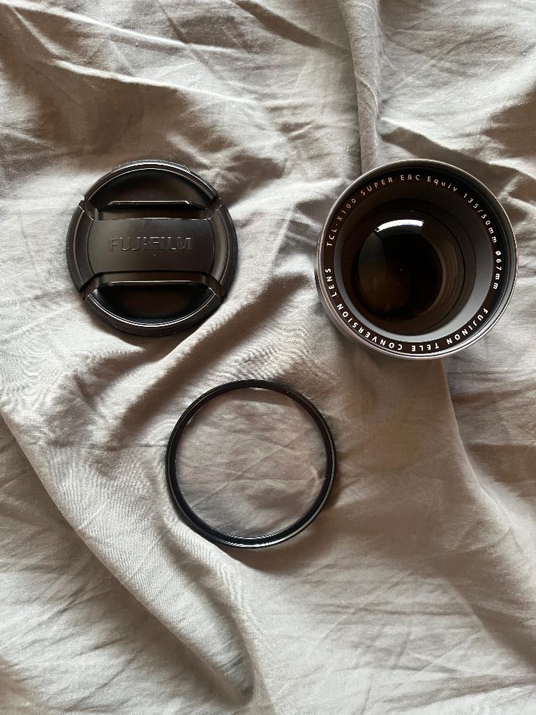 Fujifilm TCL-X100 (Tele Conversion Lens) + Beschermfilter, Verzenden, Zo goed als nieuw, Telelens, Zoom