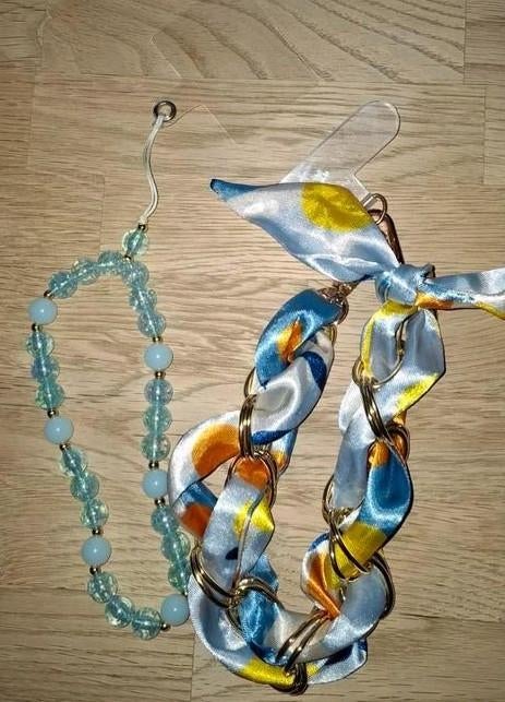 Telefoonkoord / Pols, Ophalen of Verzenden, Nieuw, Geel, Met bedels of kralen