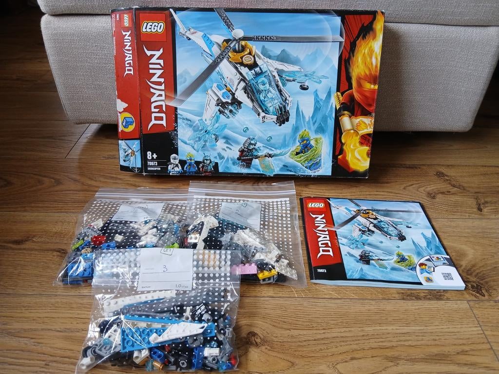 Lego Ninjago 70673, Shuricopter, compleet met doos, Ophalen of Verzenden, Zo goed als nieuw, Complete set, Lego