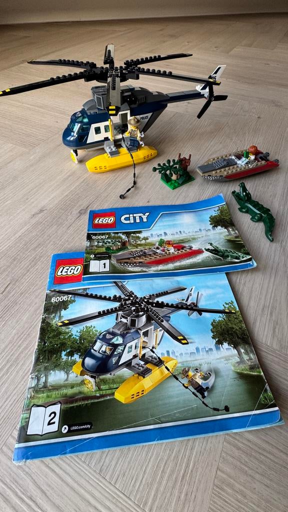 Lego City 60067: Achtervolging in het moeras, Ophalen of Verzenden, Zo goed als nieuw, Complete set, Lego