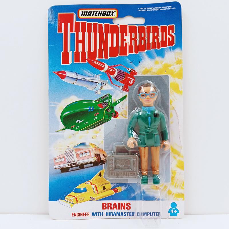 Thunderbirds Brains Matchbox 1993 US Action Figure, Ophalen of Verzenden, Nieuw