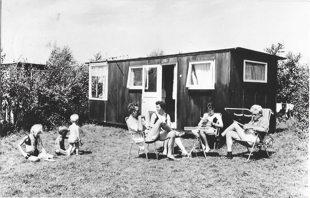 Chaam, Klein Paradijs, mannen, vrouwen, kinderen, chalet, Verzenden, 1960 tot 1980, Gelopen, Noord-Brabant