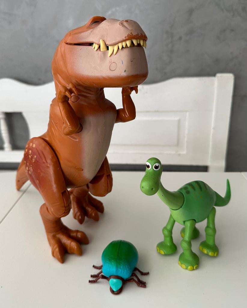 GELIJK OPHALEN! The Good Dinosaur Poppen! SUPER CADEAUTIP!, Ophalen of Verzenden, Zo goed als nieuw, Overige typen