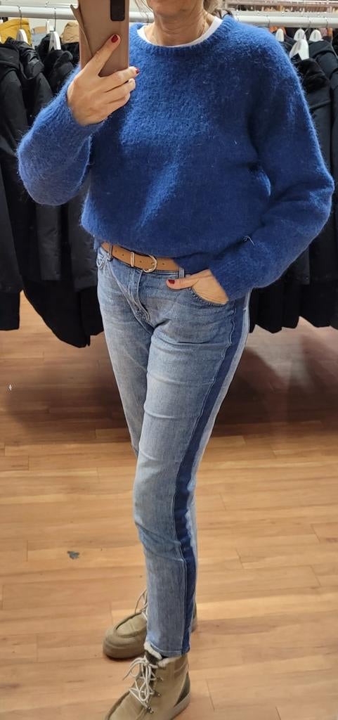 Minimun Kobalt blauwe trui maat S, Kleding | Dames, Truien en Vesten, Minimum, Blauw, Ophalen of Verzenden, Zo goed als nieuw