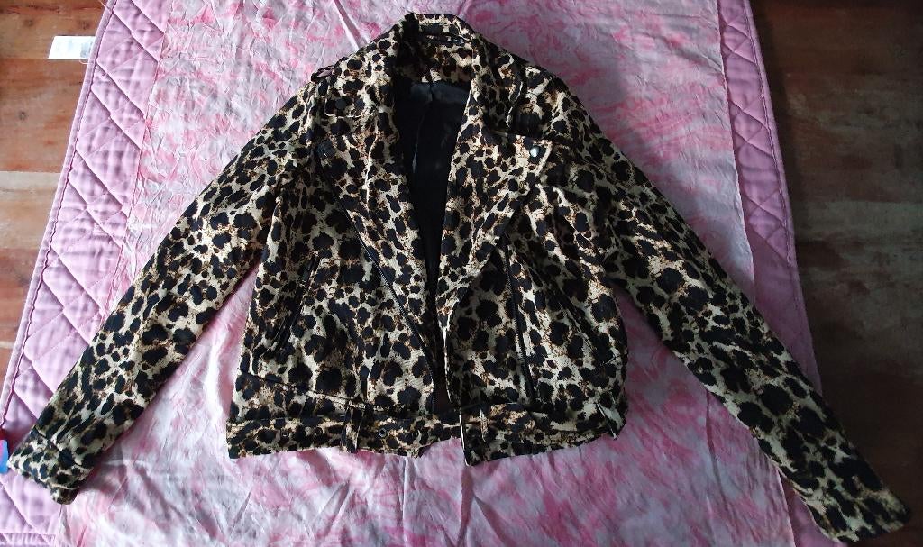 Panterprint jas Esmara by Heidi Klum maat 36 NIEUW, Kleding | Dames, Bruin, Nieuw, Maat 36 (S), Esmara