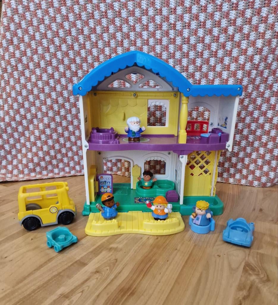 Little people huis met geluidjes en toebehoren., Kinderen en Baby's, Speelgoed | Poppenhuizen, Ophalen of Verzenden, Poppenhuis