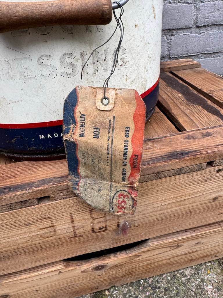 Vintage Esso Olie Emmer XL, Gebruikt, ., ., .