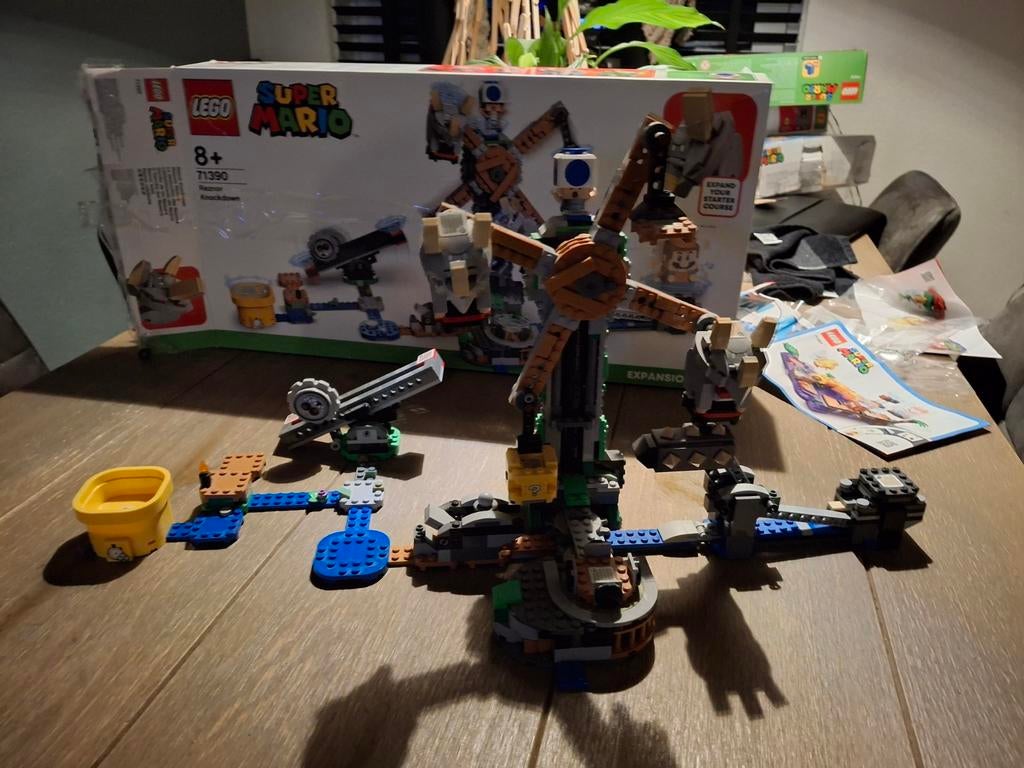 Mario lego Reznor Knockdown, Kinderen en Baby's, Speelgoed | Duplo en Lego, Zo goed als nieuw, Lego, Complete set, Ophalen of Verzenden