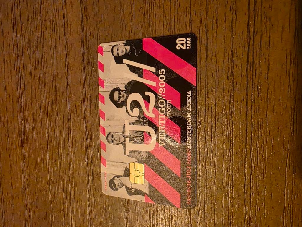 U2 chipkaart van de vertigo tour, Ophalen of Verzenden, Zo goed als nieuw, Laptop, USB