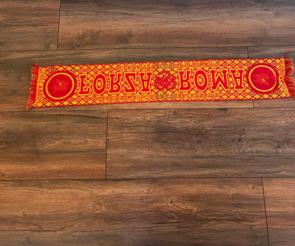 AS Roma Sjaal - Forza Roma!, Ophalen of Verzenden, Nieuw, Clubaccessoires