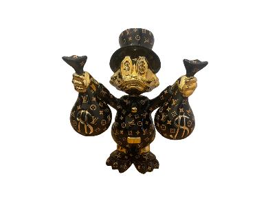 Beeld van Dagobert Duck in Louis Vuitton stijl, Ophalen of Verzenden