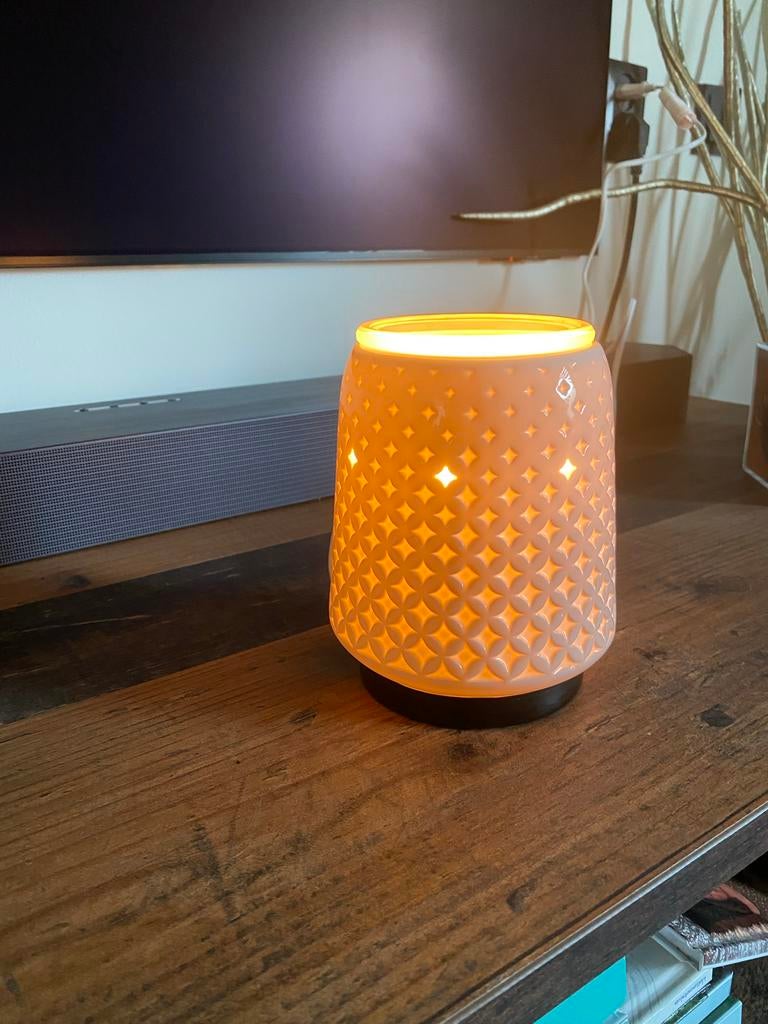 Scentsy Warmer 'Poised' - Zo Goed Als Nieuw!, Ophalen of Verzenden, Zo goed als nieuw, Glas, Minder dan 50 cm