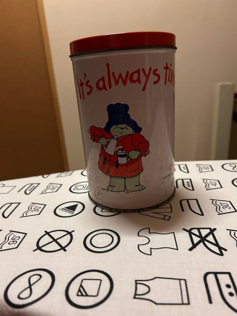 Beertje Paddington blik ( Vintage), Verzamelen, Blikken, Ophalen, Gebruikt, Overige