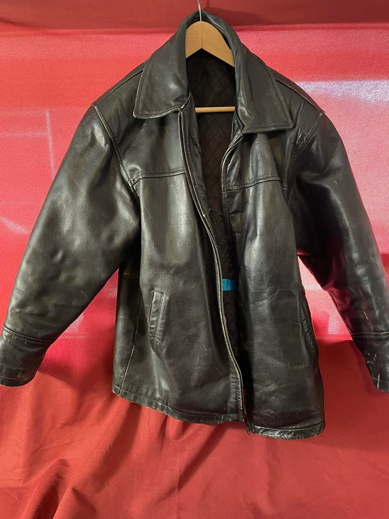 Vintage leren jas, Ophalen of Verzenden, Tweedehands, Jas | leer