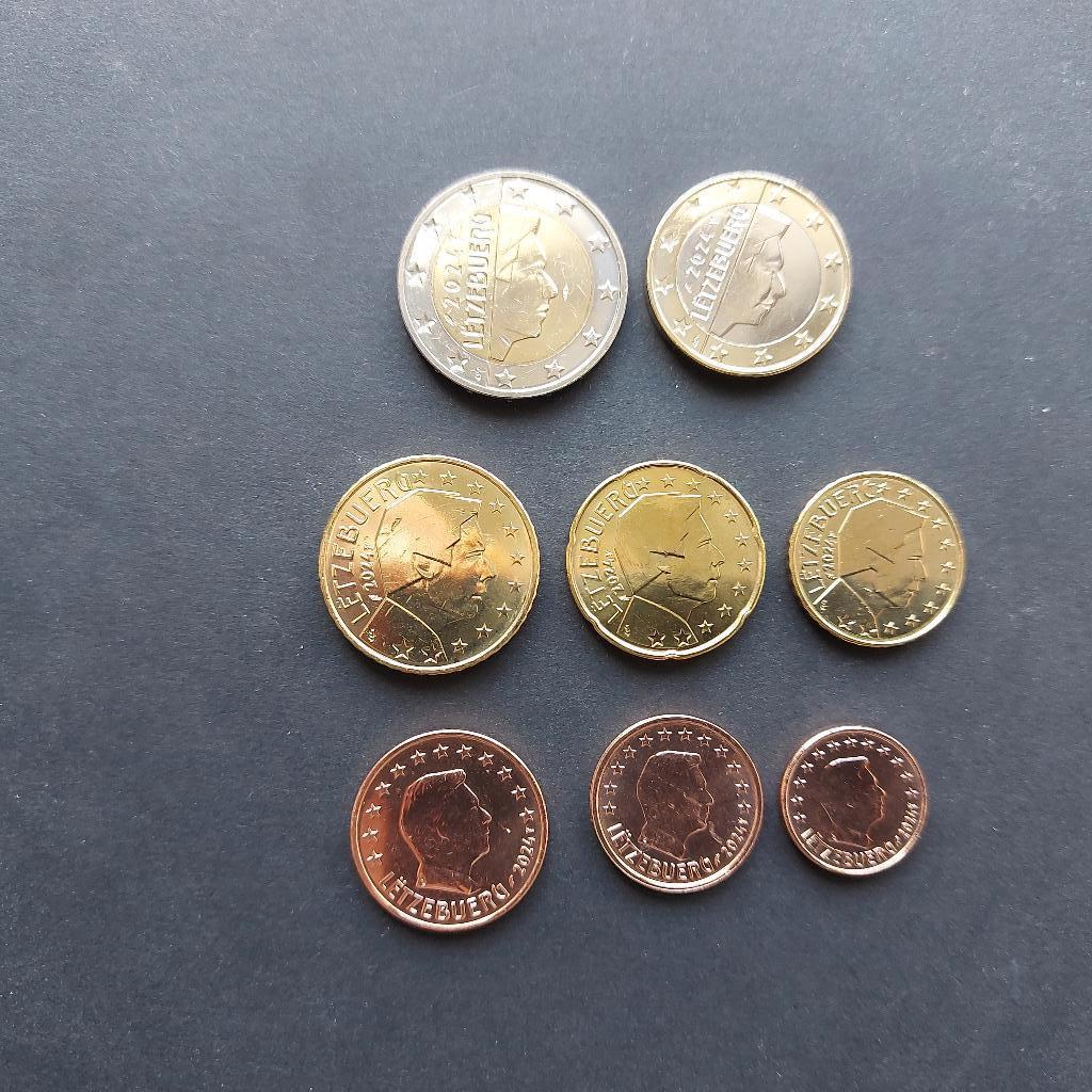 LUXEMBURG 2024 UNC, Ophalen of Verzenden, Luxemburg, Overige waardes