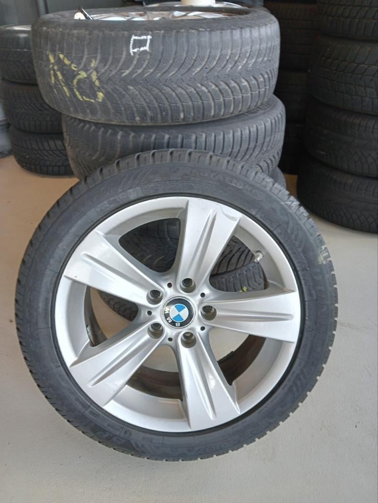 Winterset BMW 3 en 5 serie et 34 5x112, Auto-onderdelen, Banden en Velgen, Ophalen, Gebruikt, Banden en Velgen, 17 inch