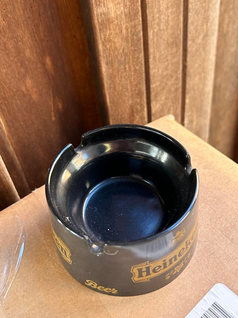 Heineken asbak rond (2), Ophalen, Zo goed als nieuw, Gebruiksvoorwerp