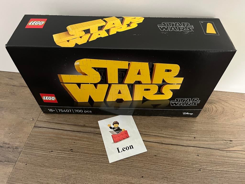 Lego Star Wars 75407 Star Wars logo - Nieuw in doos!, Ophalen of Verzenden, Nieuw, Complete set, Lego