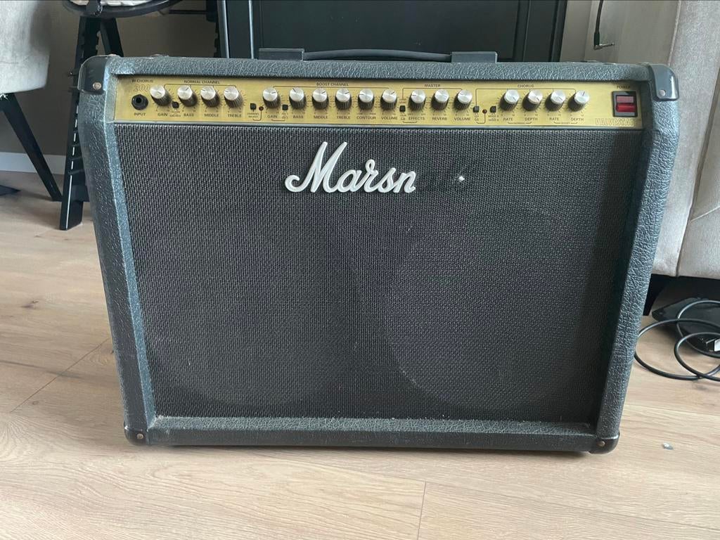 Marshall Valvestate Bi-chorus 200 2x12 combo versterker, Muziek en Instrumenten, Versterkers | Bas en Gitaar, Ophalen, Gebruikt