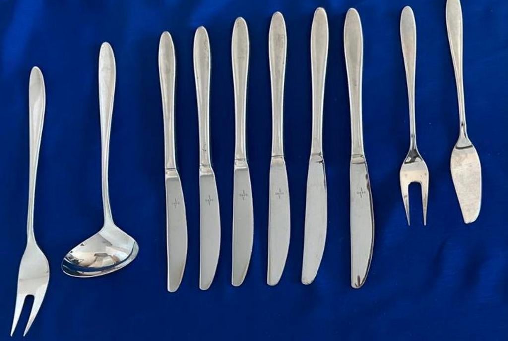 Gero zilduro Amoretti: vleesvork botermesje messen enz., Ophalen