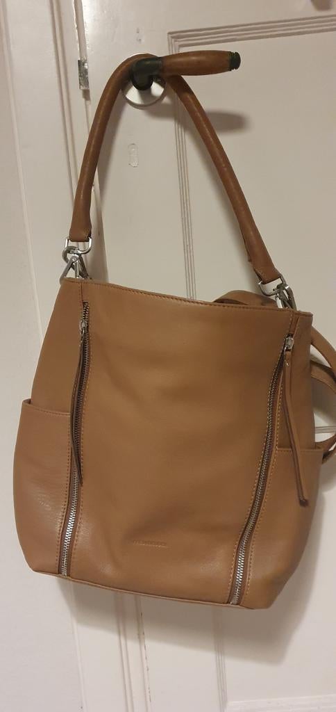 FredsBruder leren tas – als nieuw – kleur caramel, Ophalen of Verzenden, Zo goed als nieuw, Bruin, Schoudertasje