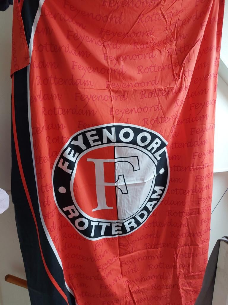 Feyenoord dekbedhoes 1 persoons gereinigd, Ophalen of Verzenden, Feyenoord