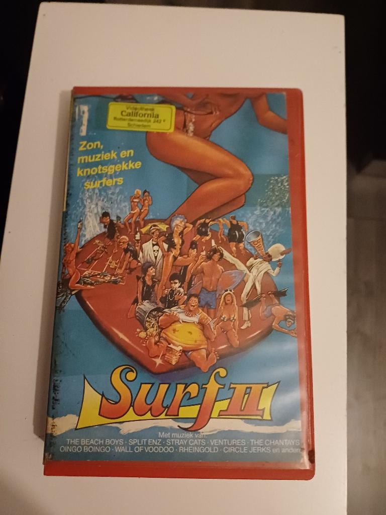 VHS | Surf II (1984) | Rare Cult Surf Comedy, Alle leeftijden, Ophalen of Verzenden, Gebruikt