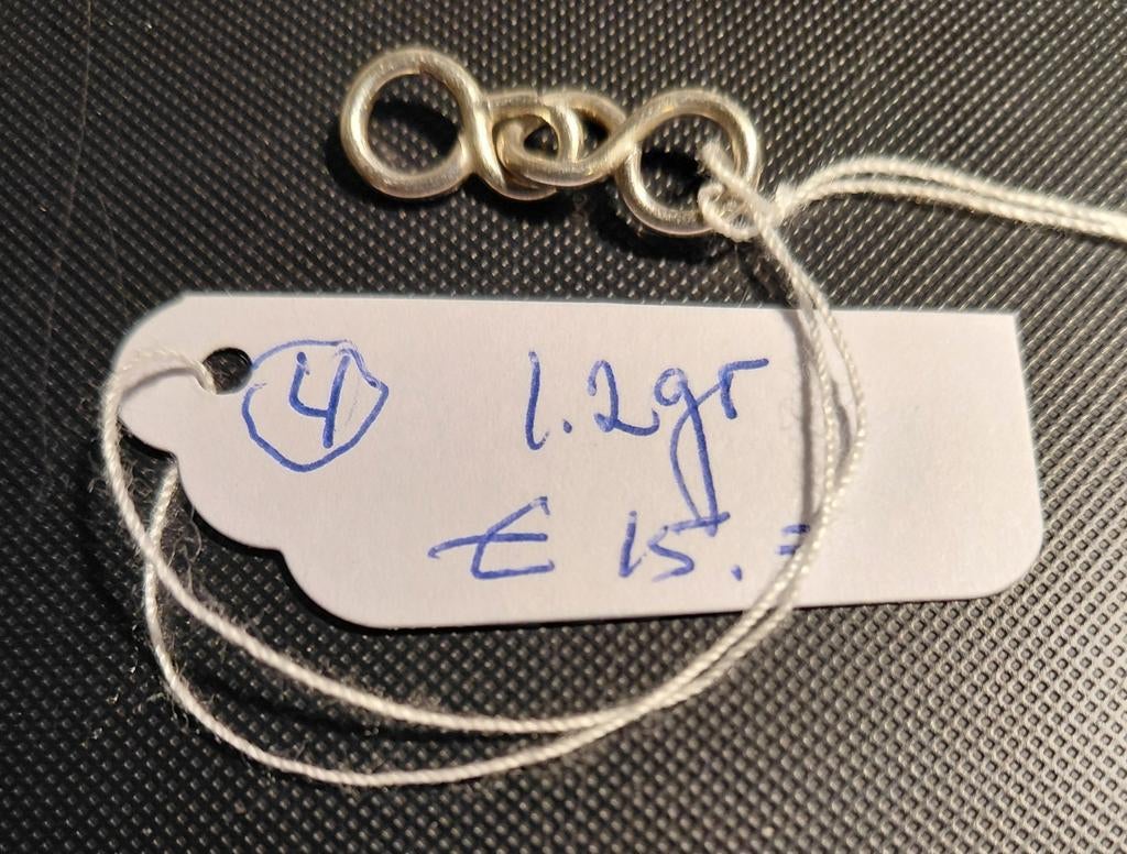 EXCLUSIEVE ZILVEREN SIERAADSLOTJES VAN GERENOMEERDE EDELSMID, Verzenden, Nieuw, Overige typen