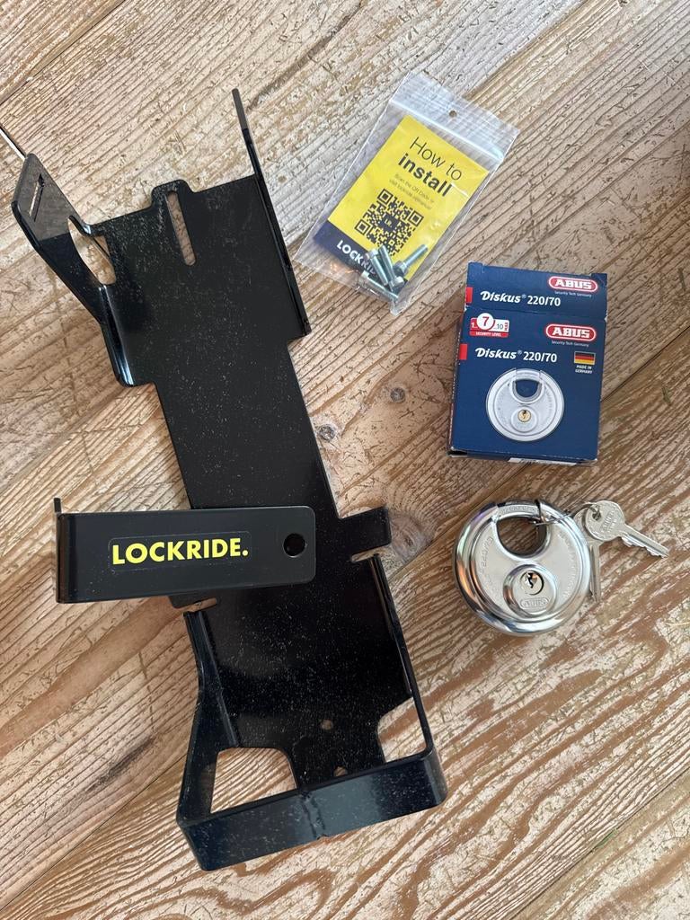 LOCKRIDE Model X 545 + ABUS Diskus 220/70 - Nieuw, Ophalen, Nieuw