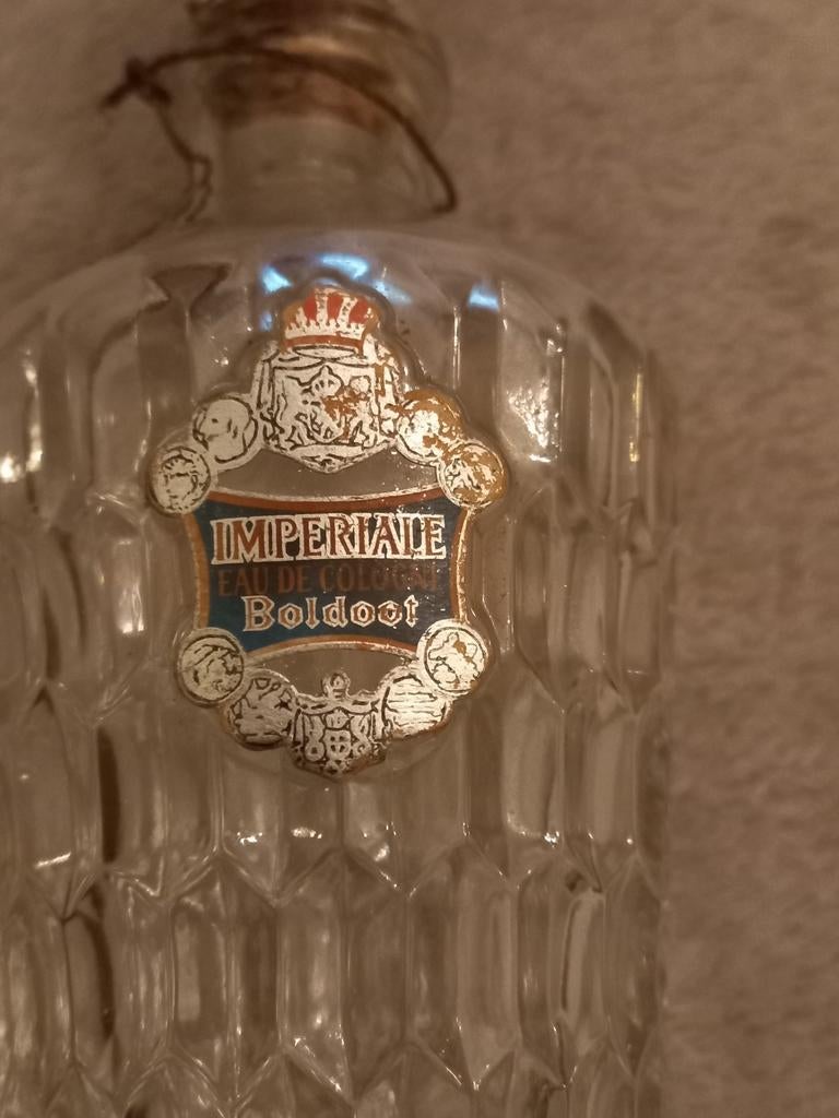 Vintage Imperiale Boldoot Eau de Cologne karaf  jaren 30, Antiek en Kunst, Ophalen of Verzenden