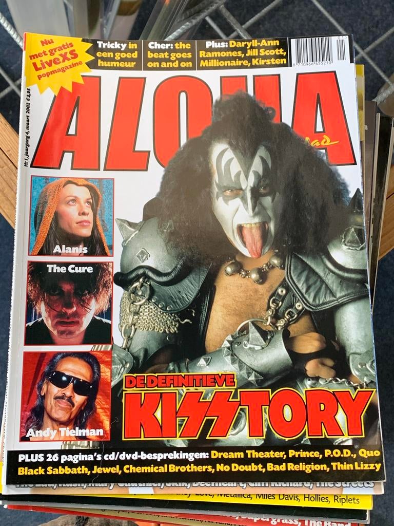 Aloha tijdschrift met Kiss, Ophalen of Verzenden, Gelezen, Muziek, Film of Tv