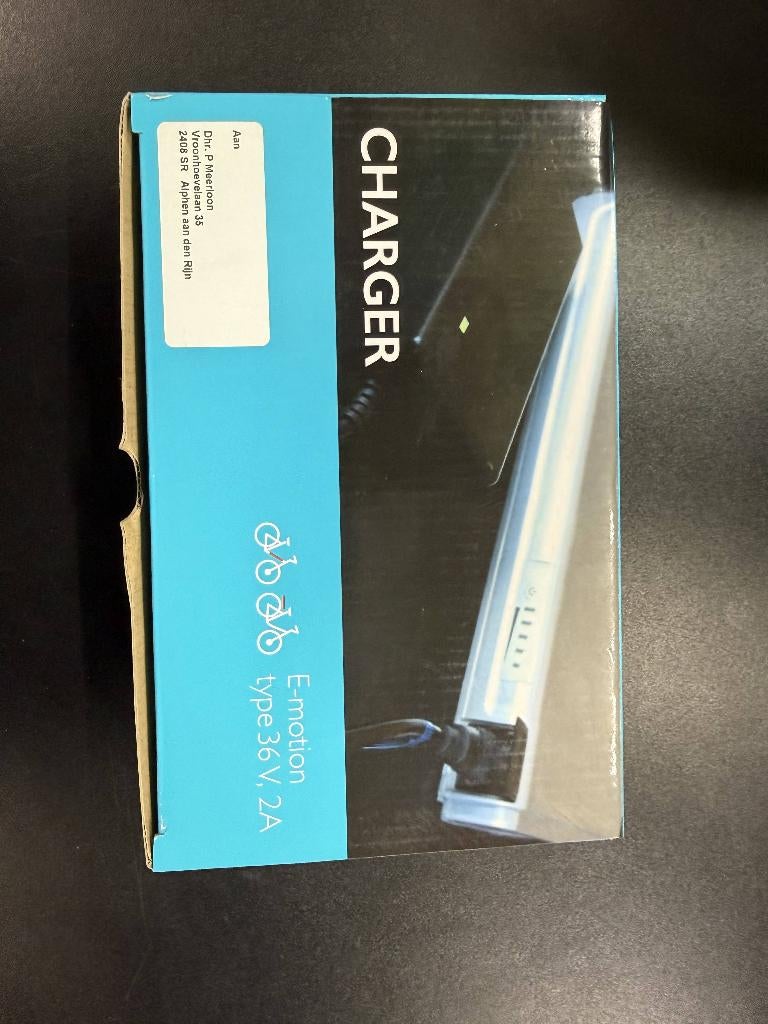 Sparta Batavus e-bike oplader 36V 2A 5‑pins – nieuw in doos, Ophalen of Verzenden, Nieuw, Batavus,Sparta,Koga.