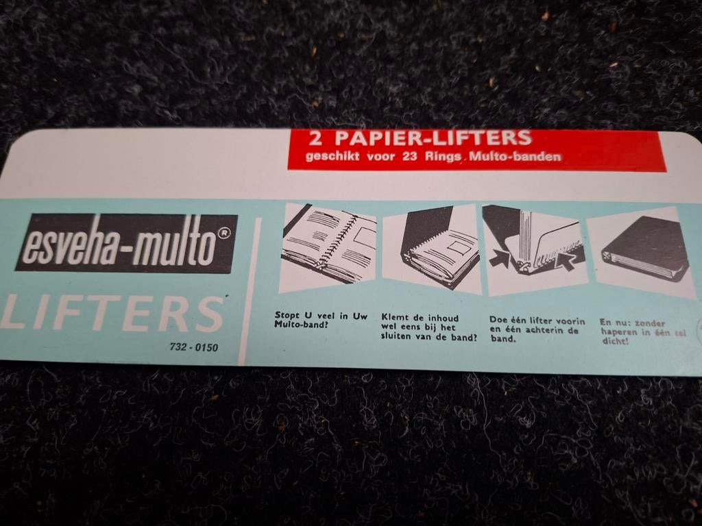 2 papierlifters Esveha multo, Ophalen of Verzenden, Nieuw