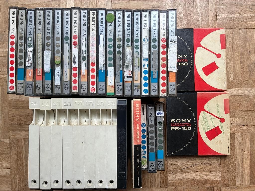 Verzameling bandrecorderbanden o.a.Jazz, Audio, Tv en Foto, Bandrecorders, Ophalen of Verzenden, Bandrecorder, Met banden
