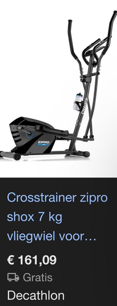 Crosstrainer zipro, Ophalen, Zo goed als nieuw, Crosstrainer